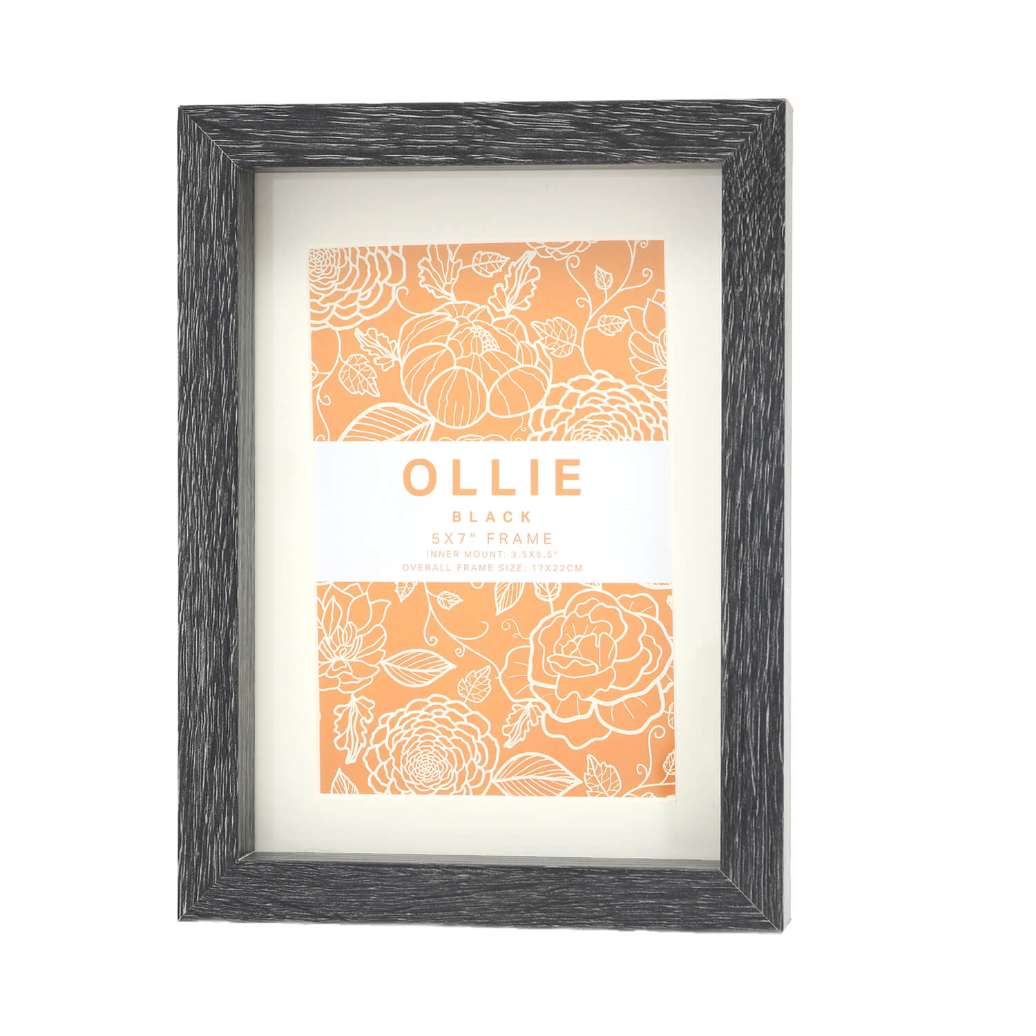 Ollie Photo Frame 5x7" Black Home Store + More